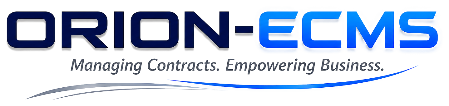 ORION-ECMS — Managing Contracts. Empowering Business.
